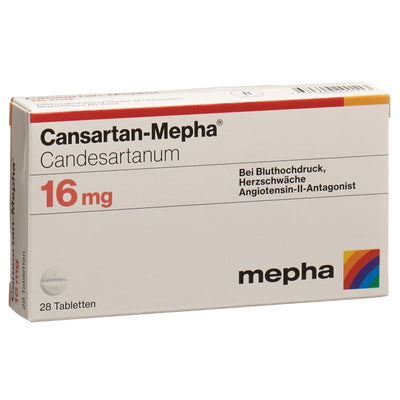 CANSARTAN Mepha Tabl 16 mg 28 Stk