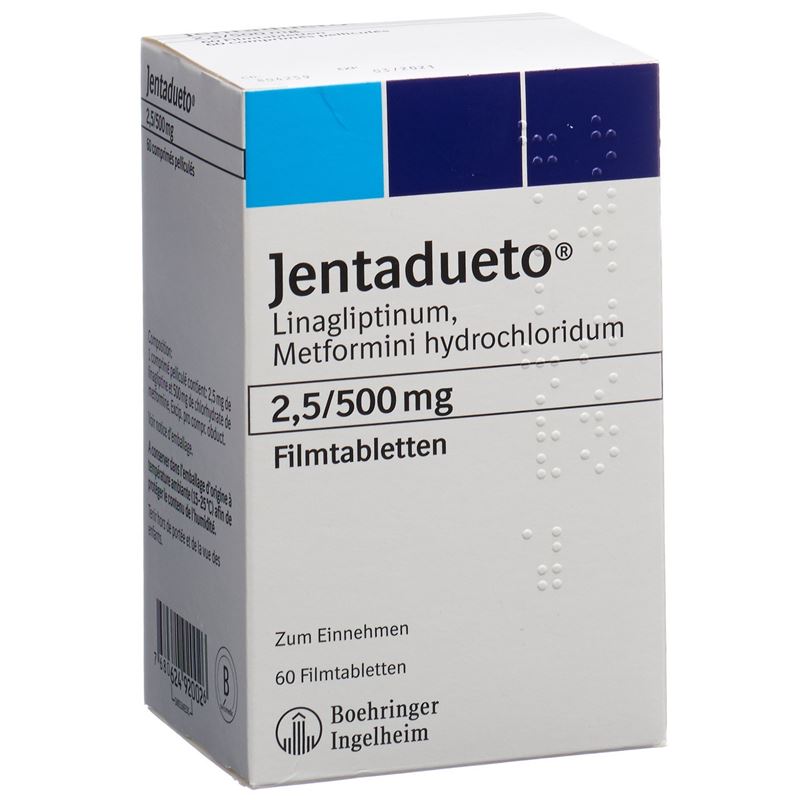 JENTADUETO Filmtabl 2.5 mg/500 mg 60 Stk