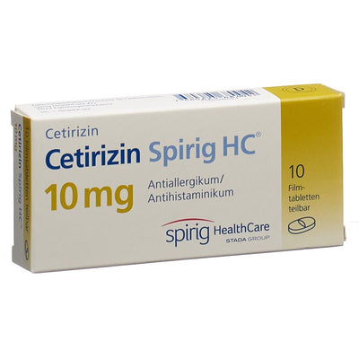 CETIRIZIN Spirig HC Filmtabl 10 mg 10 Stk