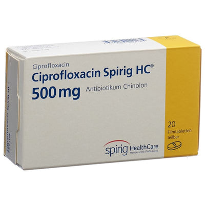 CIPROFLOXACIN Spirig HC Filmtabl 500 mg 20 Stk