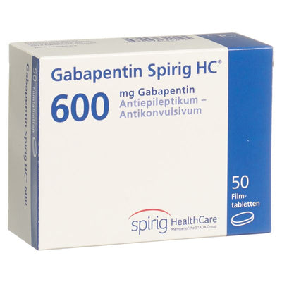 GABAPENTIN Spirig HC Filmtabl 600 mg 50 Stk