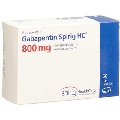 GABAPENTIN Spirig HC Filmtabl 800 mg 50 Stk