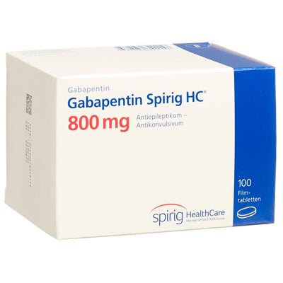 GABAPENTIN Spirig HC Filmtabl 800 mg 100 Stk