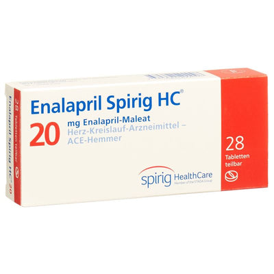 ENALAPRIL Spirig HC Tabl 20 mg 28 Stk