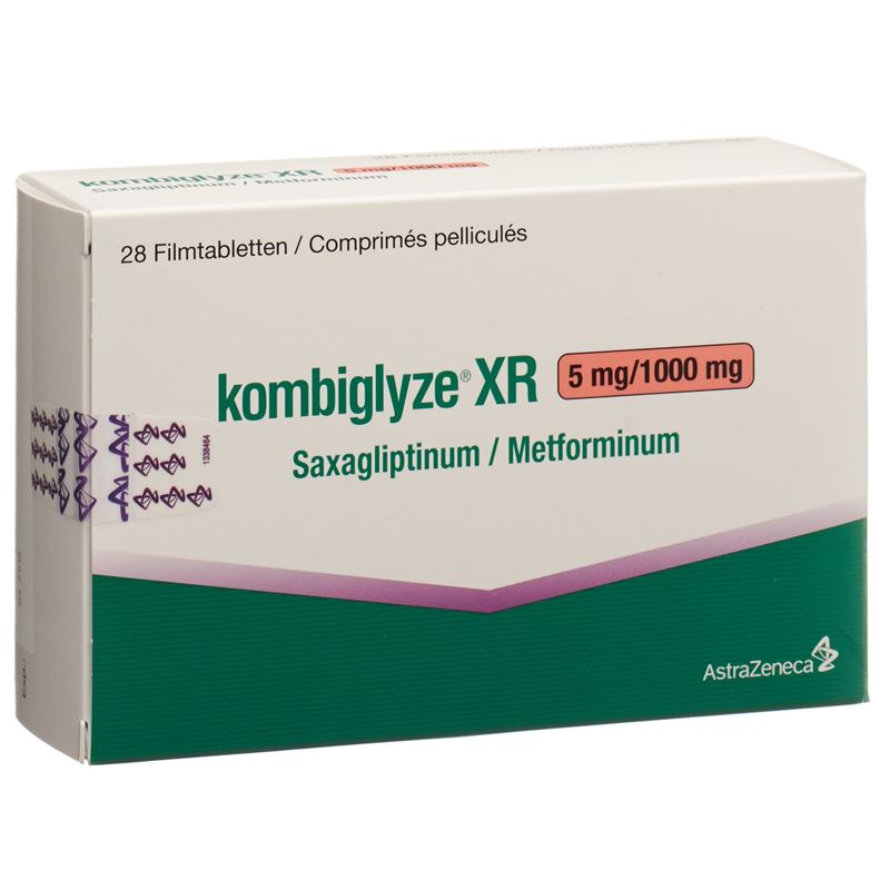 KOMBIGLYZE XR Ret Filmtabl 5 mg/1000 mg 28 Stk