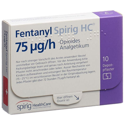 FENTANYL Spirig HC 75 mcg/h Depotpfl 10 Stk