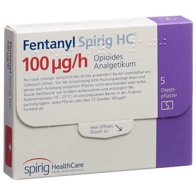 FENTANYL Spirig HC 100 mcg/h Depotpfl 5 Stk