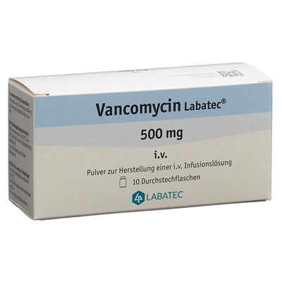 VANCOMYCIN Labatec 500 mg Durchstf 10 Stk