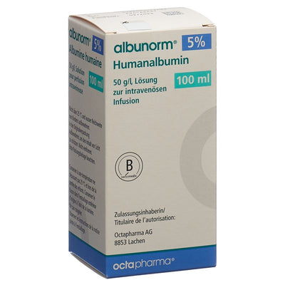 ALBUNORM 5 % 5 g/100ml 100ml Glasfl