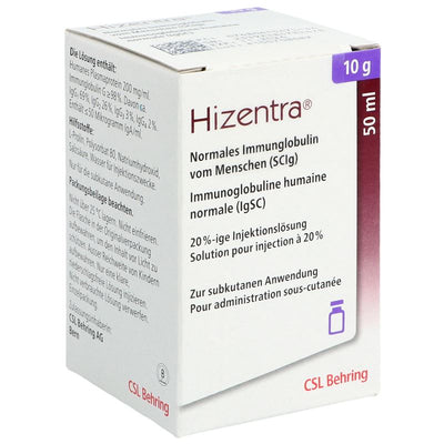 HIZENTRA Inj Lös 10 g/50ml Durchstf 50 ml