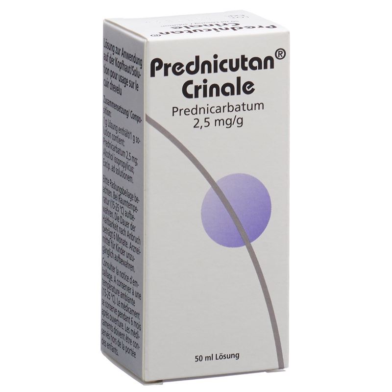 PREDNICUTAN Crinale Lös 2.5 mg/g Fl 50 ml