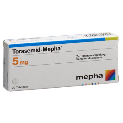 TORASEMID Mepha Tabl 5 mg 20 Stk