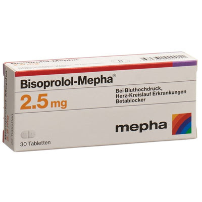 BISOPROLOL Mepha Tabl 2.5 mg 30 Stk