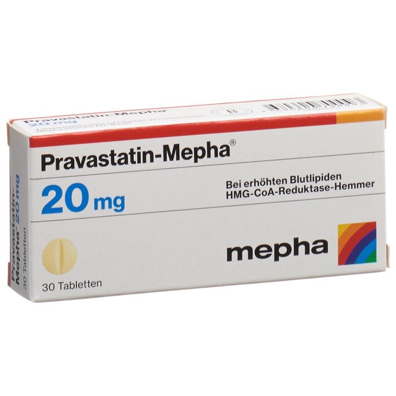 PRAVASTATIN Mepha Tabl 20 mg 30 Stk