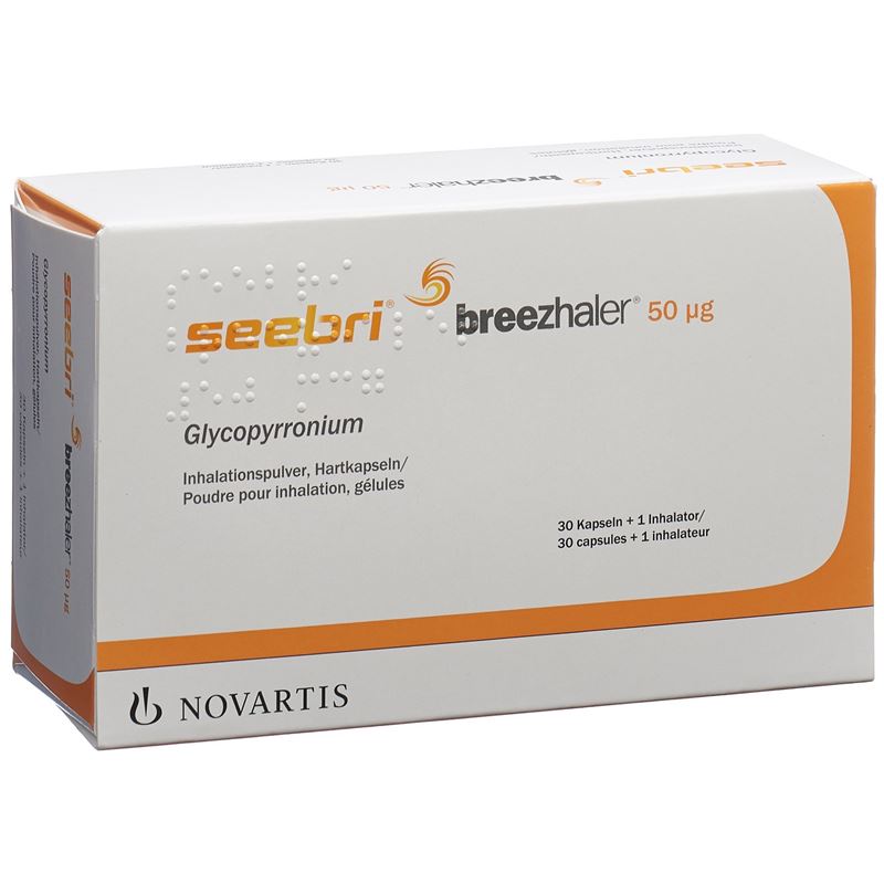 SEEBRI Breezhaler Inh Kaps 50 mcg 30 Stk