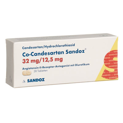 CO-CANDESARTAN Sandoz Tabl 32/12.5 mg 28 Stk