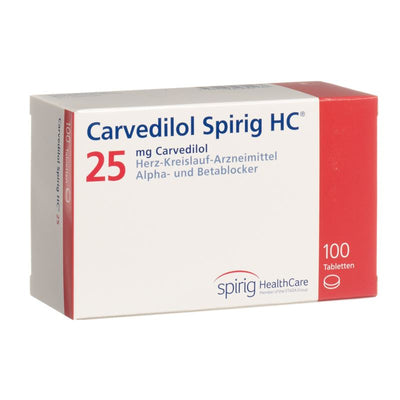 CARVEDILOL Spirig HC Tabl 25 mg 100 Stk