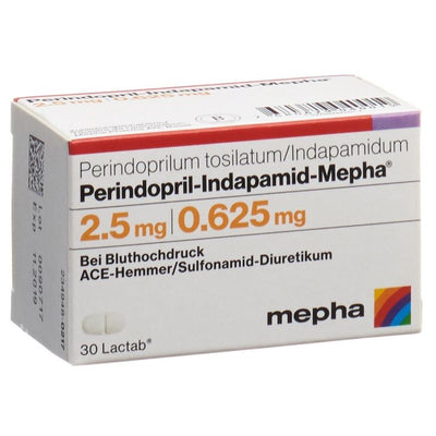 PERINDOPRIL Indapamid-Mepha 2.5/0.625mg Ds 30 Stk