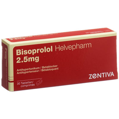 BISOPROLOL Helvepharm Tabl 2.5 mg 30 Stk