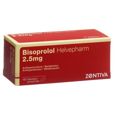 BISOPROLOL Helvepharm Tabl 2.5 mg 100 Stk