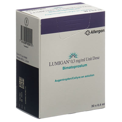 LUMIGAN Unit Dose Gtt Opht 0.3 mg/ml 30 x 0.4 ml