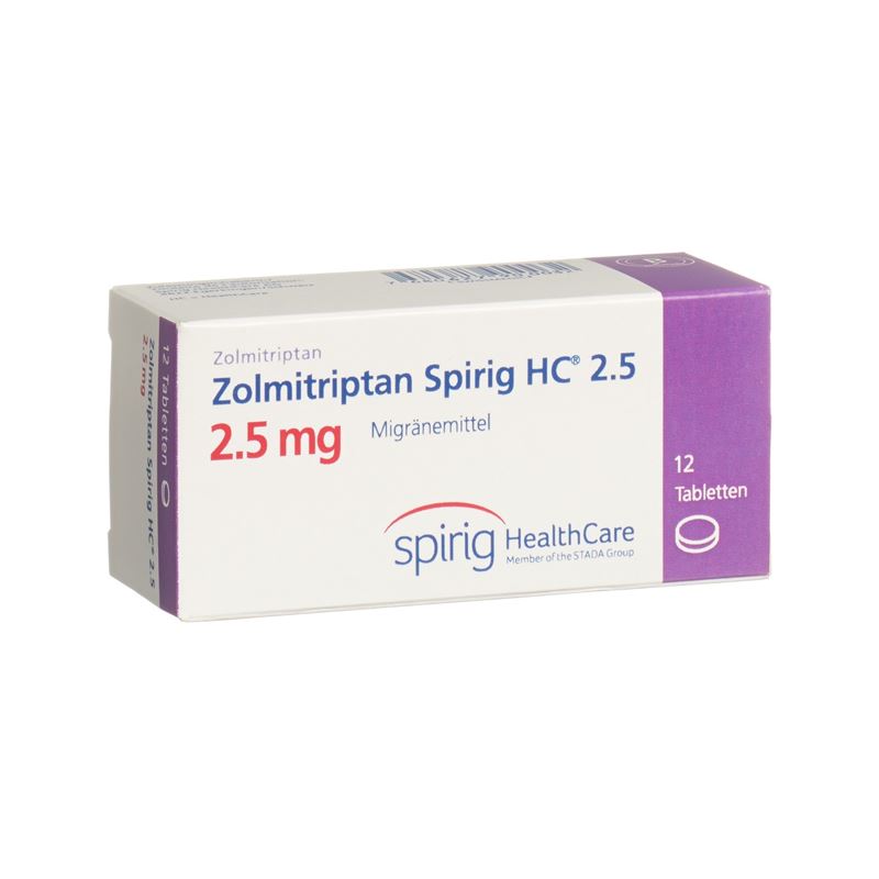 ZOLMITRIPTAN Spirig HC Tabl 2.5 mg 12 Stk