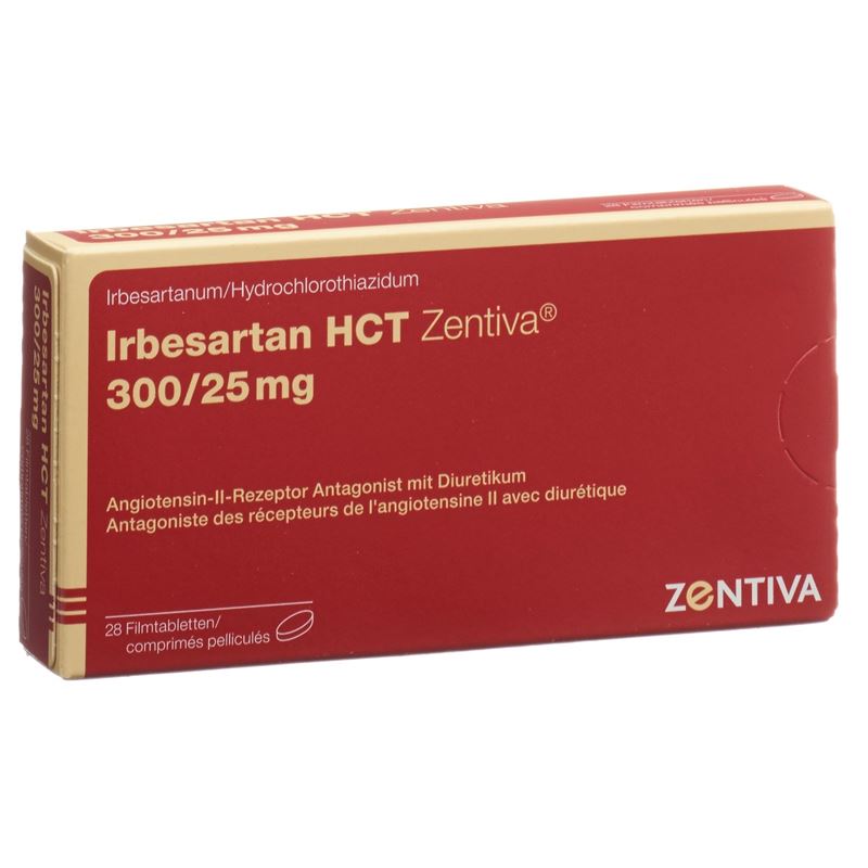 IRBESARTAN HCT Zentiva Filmtabl 300/25mg 28 Stk