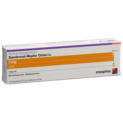 IBANDRONAT Mepha Osteo 3 mg/3ml i.v. Fertspr 3 ml