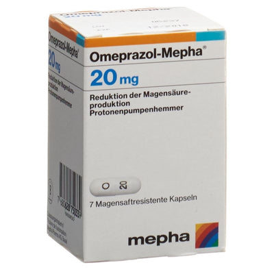 OMEPRAZOL Mepha Kaps 20 mg Ds 7 Stk