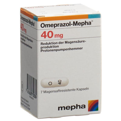 OMEPRAZOL Mepha Kaps 40 mg Ds 7 Stk