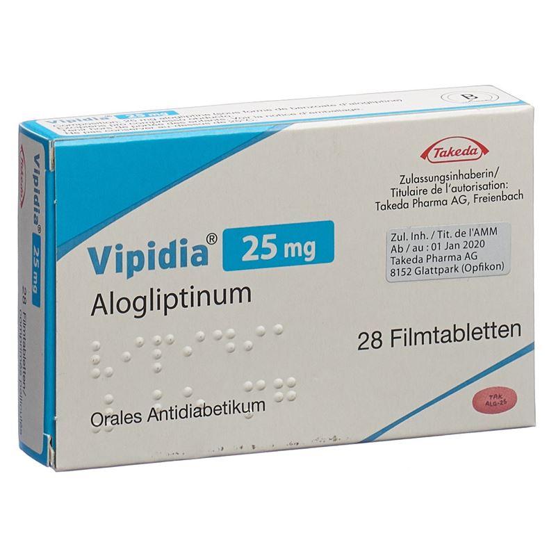 VIPIDIA Filmtabl 25 mg 28 Stk