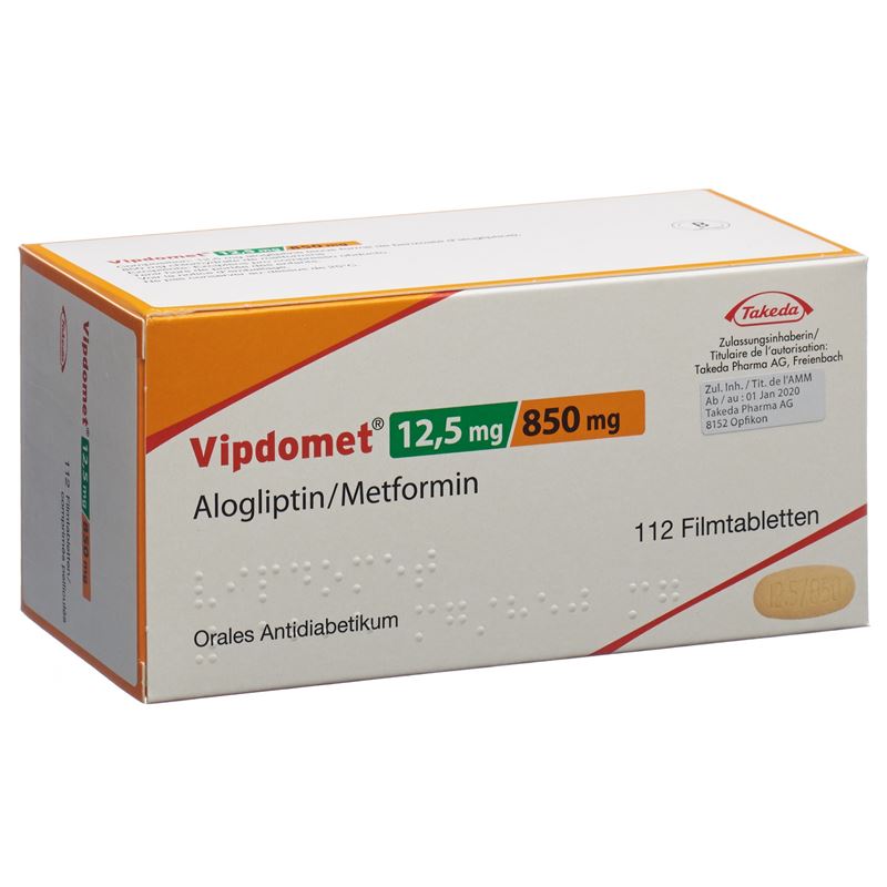 VIPDOMET Filmtabl 12.5/850 mg 112 Stk