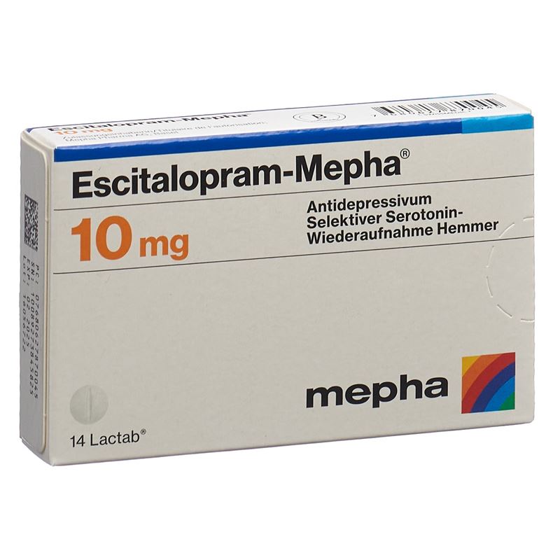 ESCITALOPRAM Mepha Lactab 10 mg 14 Stk