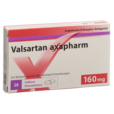 VALSARTAN axapharm Filmtabl 160 mg 28 Stk