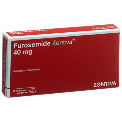 FUROSEMIDE Zentiva Tabl 40 mg 12 Stk