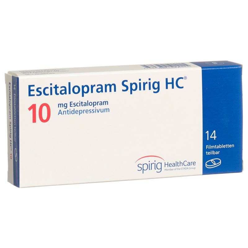 ESCITALOPRAM Spirig HC Filmtabl 10 mg 14 Stk