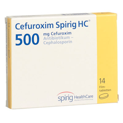 CEFUROXIM Spirig HC Filmtabl 500 mg 14 Stk