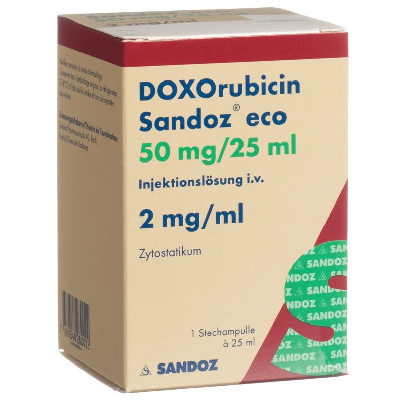 DOXORUBICIN Sandoz eco 50 mg/25ml 25 ml