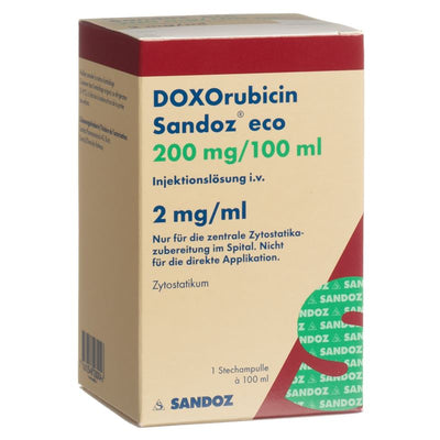 DOXORUBICIN Sandoz eco 200 mg/100ml 100 ml