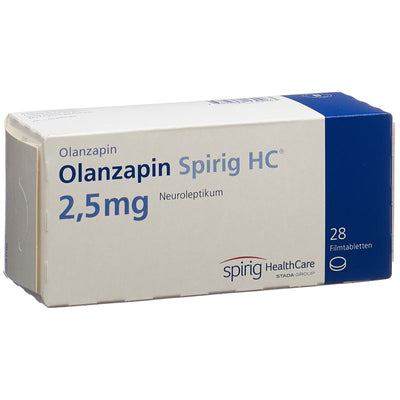 OLANZAPIN Spirig HC Filmtabl 2.5 mg 28 Stk