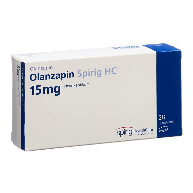 OLANZAPIN Spirig HC Filmtabl 15 mg 28 Stk