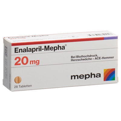ENALAPRIL Mepha Tabl 20 mg 28 Stk