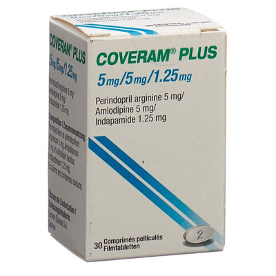 COVERAM plus Filmtabl 5/5/1.25mg Ds 30 Stk