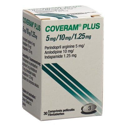 COVERAM plus Filmtabl 5/10/1.25mg Ds 30 Stk