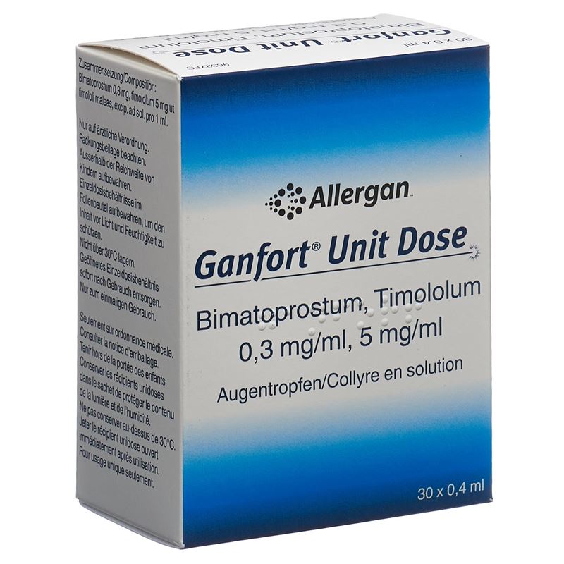 GANFORT Unit Dose Gtt Opht 30 Monodos 0.4 ml