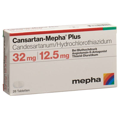 CANSARTAN Mepha plus Tabl 32/12.5 28 Stk