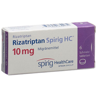 RIZATRIPTAN Spirig HC Schmelztabl 10 mg 6 Stk