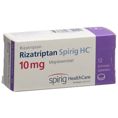 RIZATRIPTAN Spirig HC Schmelztabl 10 mg 12 Stk