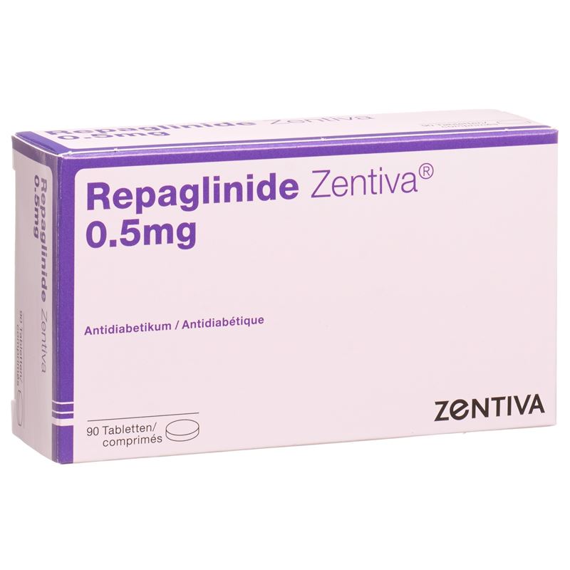 REPAGLINIDE Zentiva Tabl 0.5 mg 90 Stk