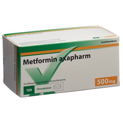 METFORMIN Axapharm Filmtabl 500 mg 100 Stk